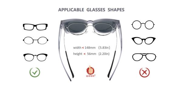 Caledon Polarized Fit Over Sunglasses